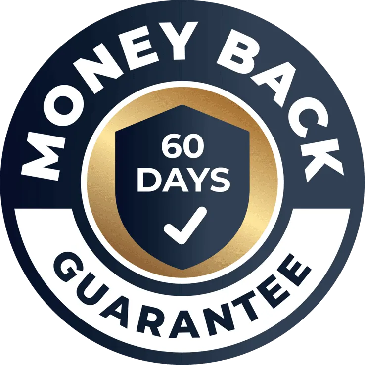 visivra 60 day money back guarantee badge
